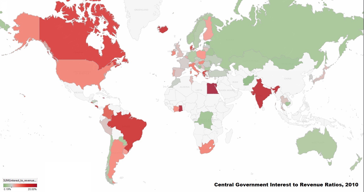 CentralGovernmentInterestToRevenue2010